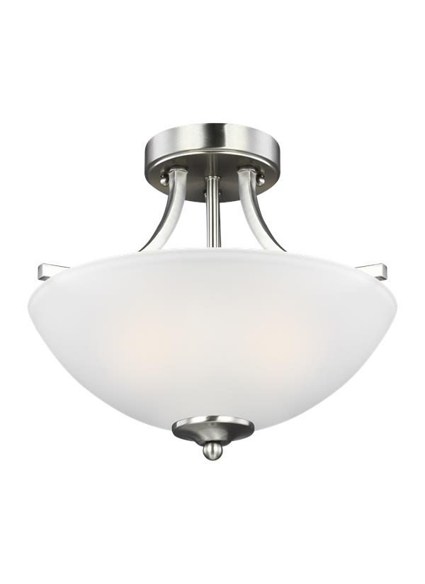 SEAGULL LIGHTING Seagull Lighting 7716502-962 Geary 2-light Semi-flush Pendant