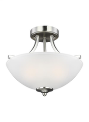 SEAGULL LIGHTING Seagull Lighting 7716502-962 Geary 2-light Semi-flush Pendant