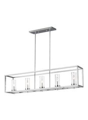 SEAGULL LIGHTING Seagull Lighting 6690305-05 Five Light Island Pendant Chrome