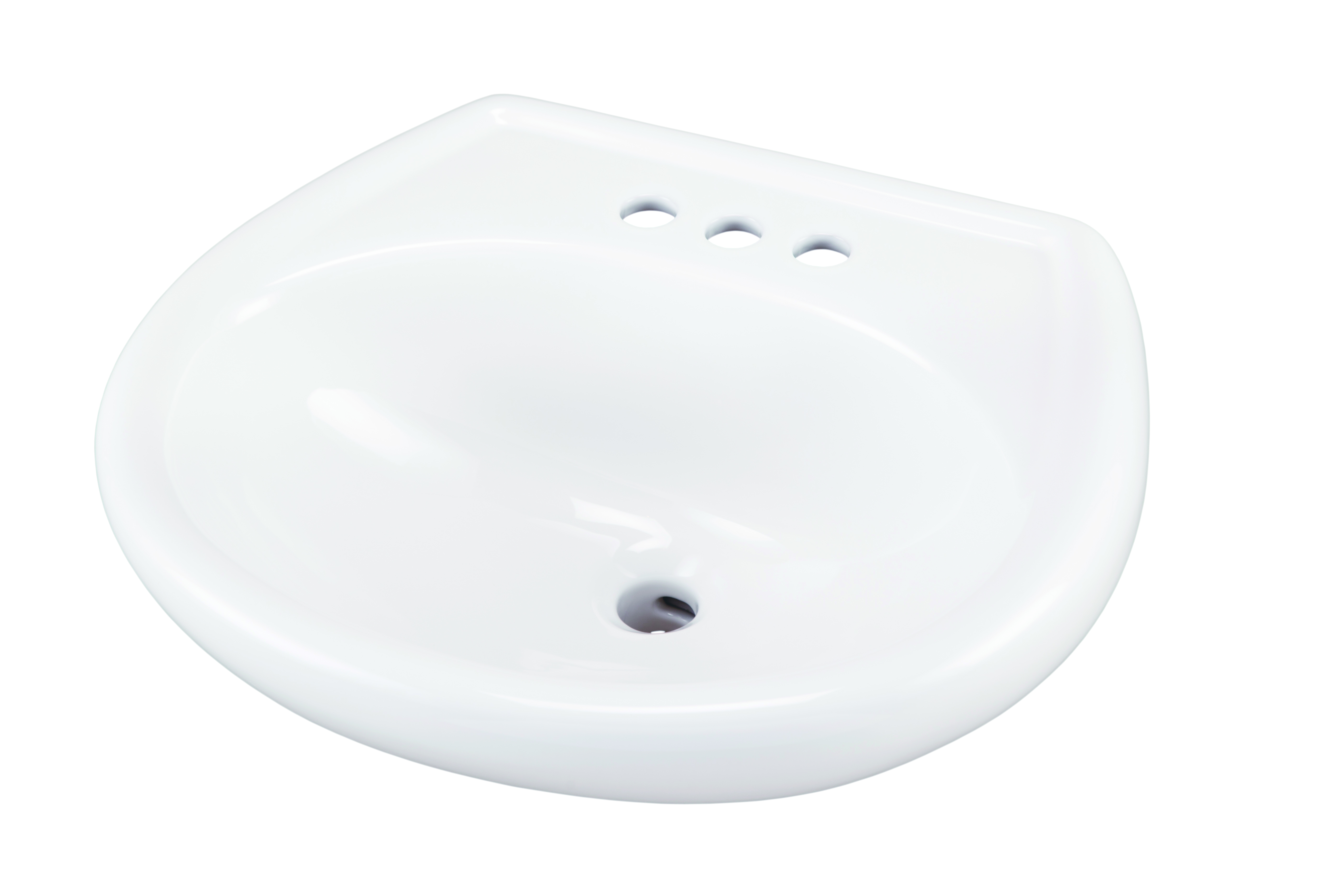 GERBER Gerber 12504WH Maxwell Petite Pedestal Sink White