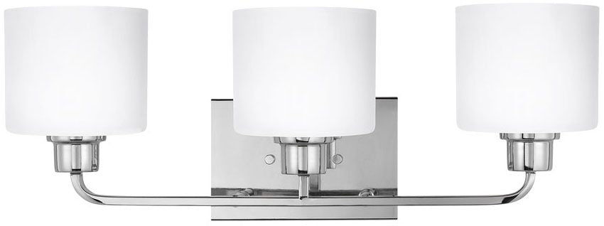 SEAGULL LIGHTING Seagull Lighting 4428803-05 3-light Vanity Bath Chrome