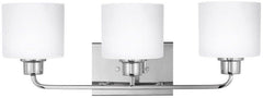 SEAGULL LIGHTING Seagull Lighting 4428803-05 3-light Vanity Bath Chrome