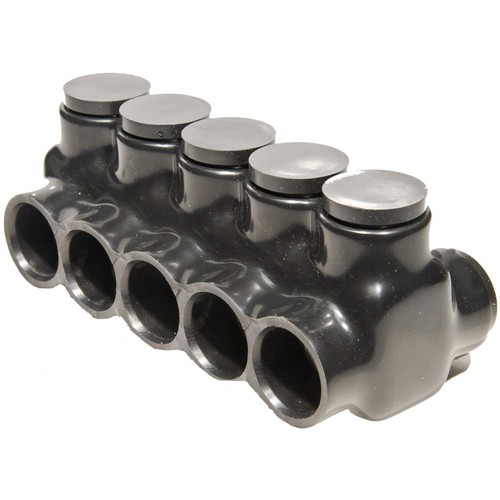 MORRIS PRODUCTS Morris Products 97655 Dual Entry 5 Port Connector 350-6 Awg