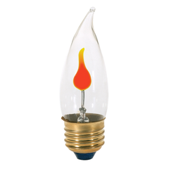 SATCO-NUVO Satco-nuvo S3657 CA10 Flicker Incandescent Bulb 3W