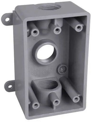 HUBBELL Hubbell PSB37550GY 1-gang Weatherproof Nm Box