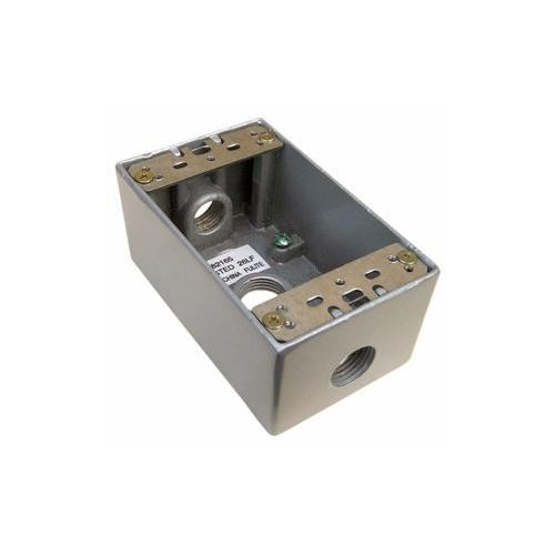 MORRIS PRODUCTS Morris Products 36000 One Gang Weatherproof Box Gray