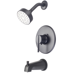 PIONEER INDUSTRIES Pioneer Industries T-2380-MB Tub Shower Trim Set Matte Black