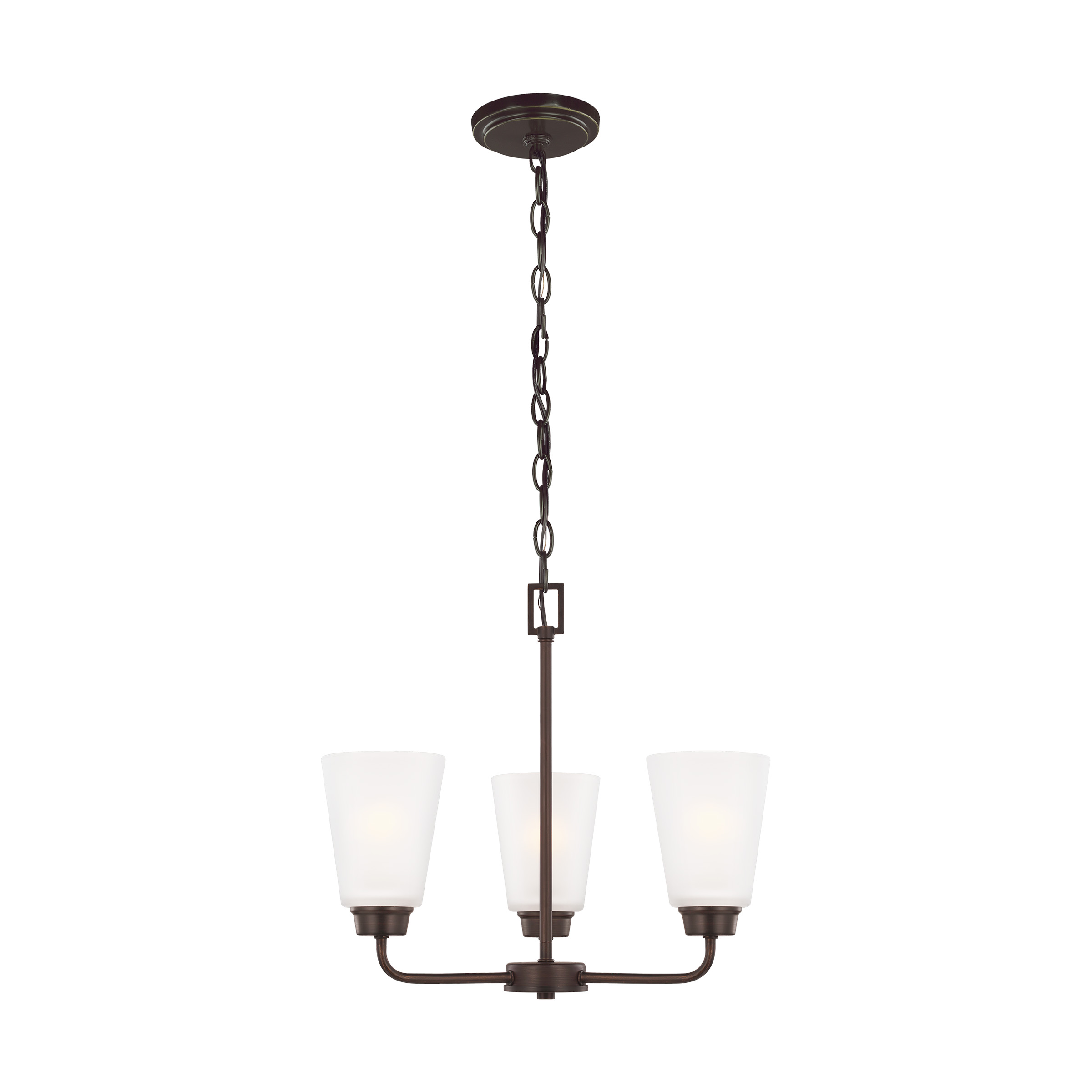 SEAGULL LIGHTING Seagull Lighting 3115203-710 Three Light Chandelier