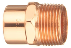 ELKHART PRODUCTS Elkhart Products WP4-02 Copper Male Adapter 1/8 Inch
