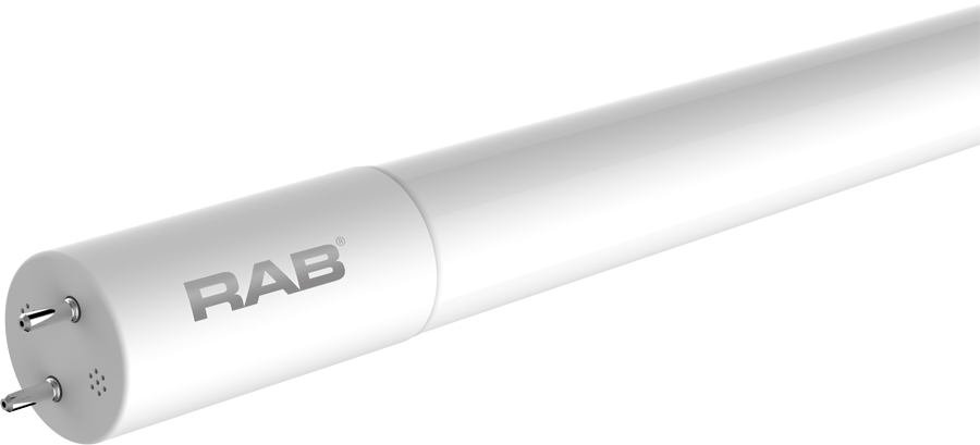 RAB Rab T8-9-24G-835-DE-BYP T8 Led Tube 9W 3500K Ballast Bypass