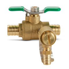 WILKINS Wilkins 34-BVECXLPEX-125-PEX Brass Ball Valve 3/4 in Pex