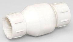MUELLER INDUSTRIES Mueller Industries 101-107 Pvc Threaded Inline Check Valve 1-1/2 in