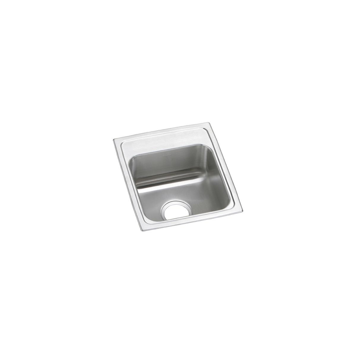 ELKAY Elkay PSR15170 Drop-in Bar Sink Stainless Steel