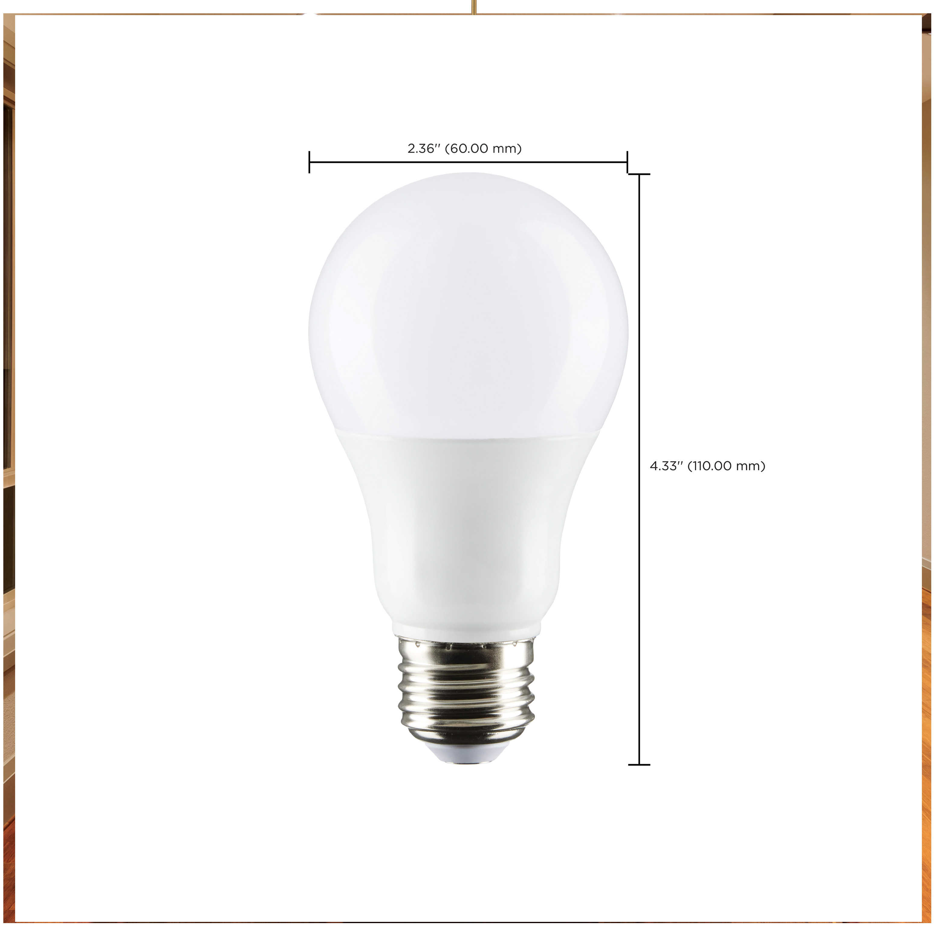 SATCO-NUVO Satco-nuvo S39836 A19 Led Lamp 9.8W 3000K Medium Base 120V