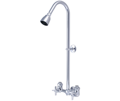 CENTRAL BRASS Central Brass 1379 Two Handle Exposed Shower Set Chrome
