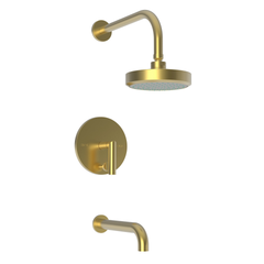 BRASSTECH Brasstech 3-3102BP-24S Tub Shower Trim Set Satin Gold