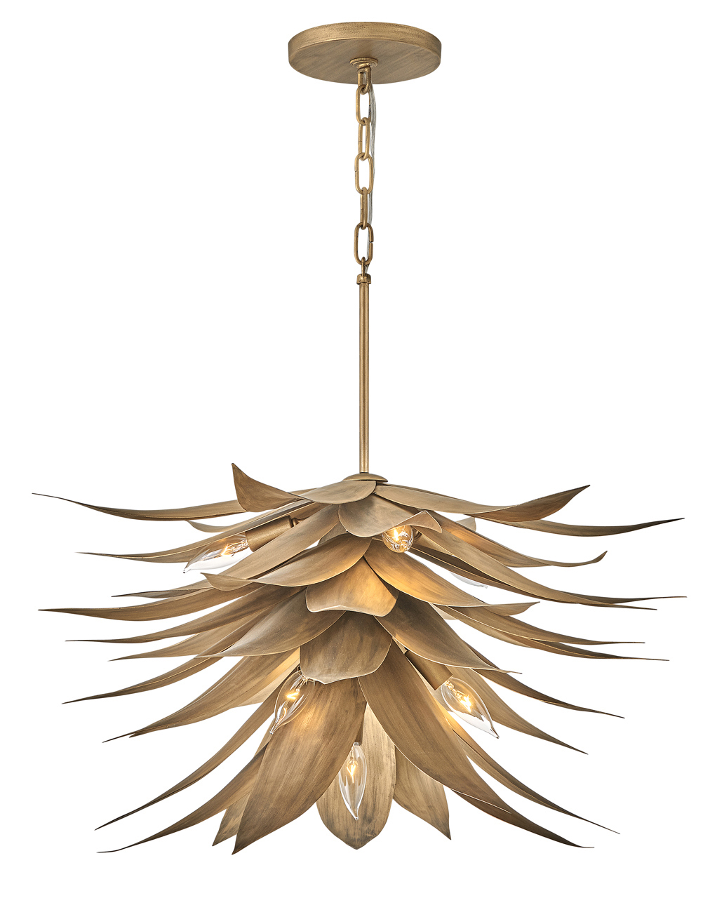 HINKLEY Hinkley FR30815BNG Large Single Tier Pendant Burnished Gold