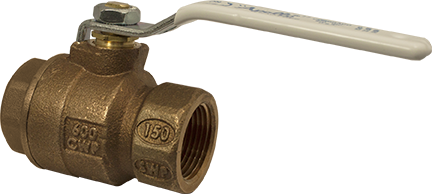APOLLO VALVES Apollo Valves 77CLF14604A Bronze Ball Valve 1-1/4 in Fnpt