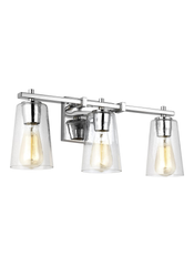 SEAGULL LIGHTING Seagull Lighting VS24303CH 3-light Vanity Chrome