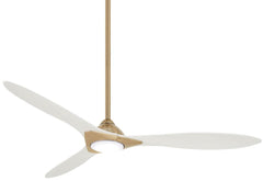 MINKA Minka F868L-SBR/WHF 60 Inch Dc Ceiling Fan Led Light Remote