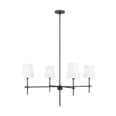 SEAGULL LIGHTING Seagull Lighting 3287204-112 Four Light Large Chandelier