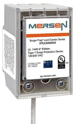 MERSEN Mersen STLC240S025 Type 1 Spd 240/120V 25ka Panel Mount