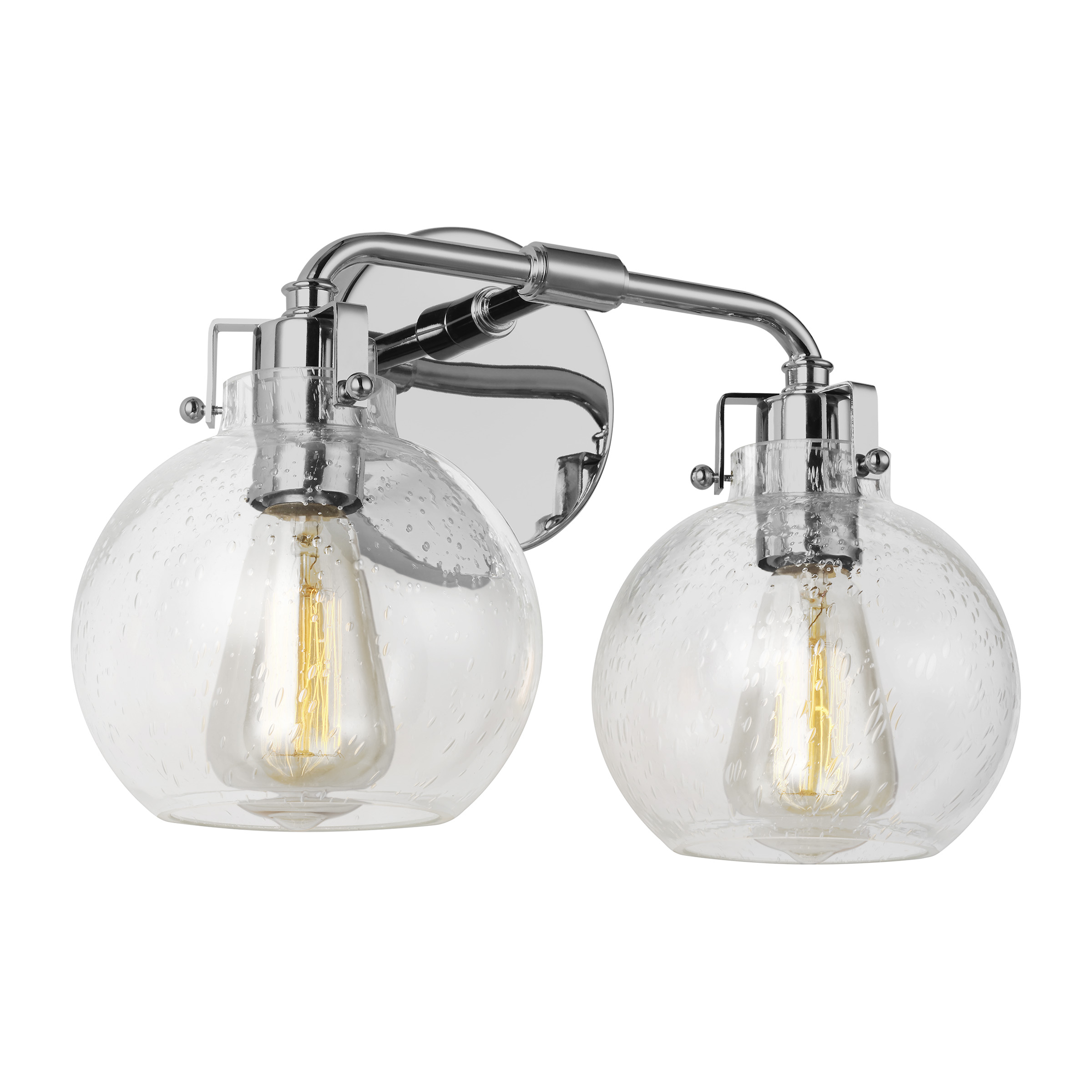 SEAGULL LIGHTING Seagull Lighting VS24402CH Clara 2-light Vanity Chrome