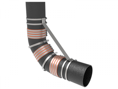 HOLDRITE Holdrite 117-4LL Double No-hub 1/8 Bend Restraint 4 Inch