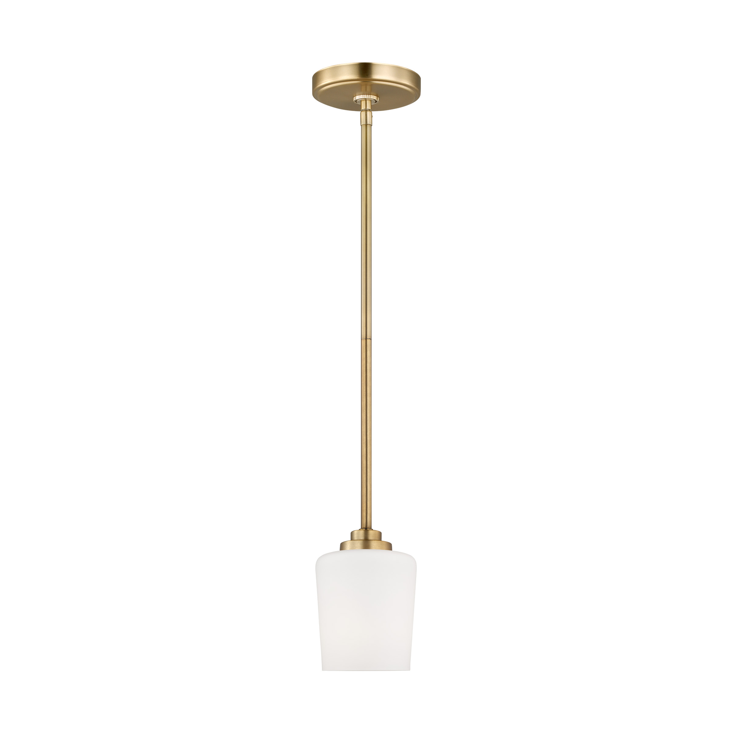 SEAGULL LIGHTING Seagull Lighting 6102801-848 Windom Satin Brass Mini Pendant