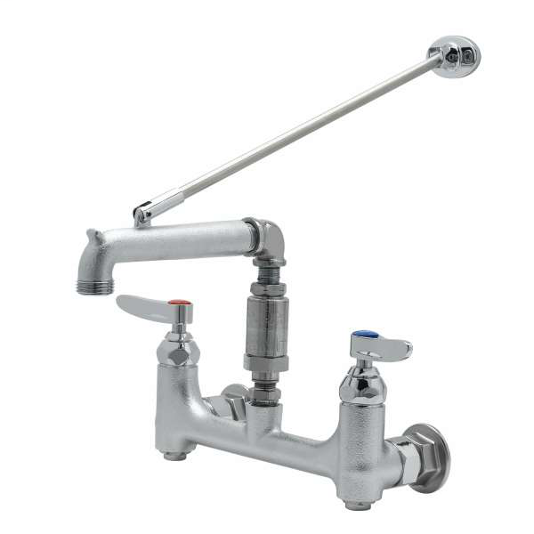 T&S BRASS Ts Brass B-0665-BSTR-CVB Service Sink Faucet 8 in Wall Mount