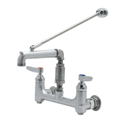T&S BRASS Ts Brass B-0665-BSTR-CVB Service Sink Faucet 8 in Wall Mount