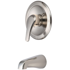 PIONEER INDUSTRIES Pioneer Industries T-2301-BN Single Handle Tub Trim Set