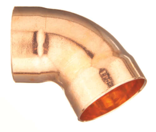 ELKHART PRODUCTS Elkhart Products E042700 Copper 45 Degree Dwv Elbow 4 in