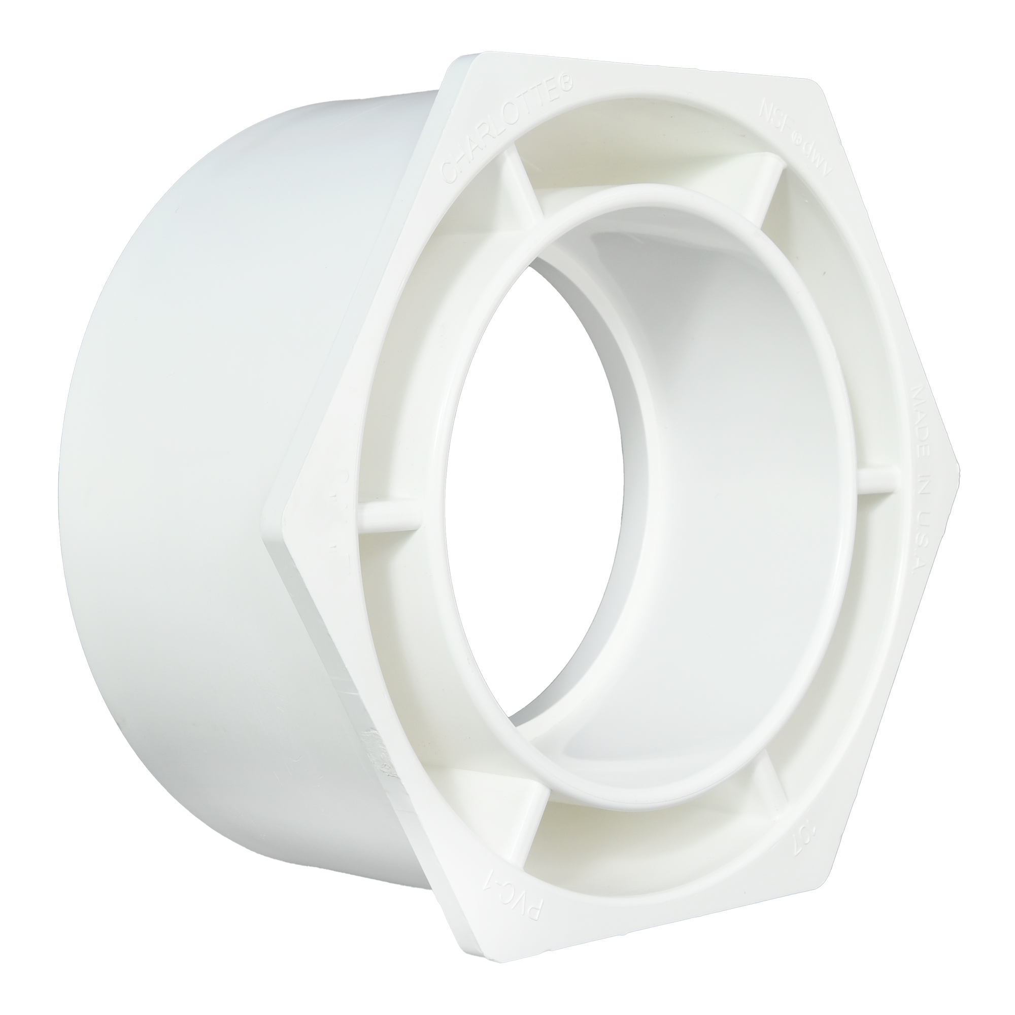 CHARLOTTE PIPE Charlotte Pipe 12 Inches X 10 Inches Pvc 107 Dwv Flush Bushing