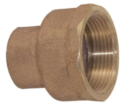 ELKHART PRODUCTS Elkhart Products B026850 Female Adapter 4in Cast Brass