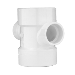 CHARLOTTE PIPE Charlotte Pipe PVC-429-3X3X1-1/2X1-1/2 Dwv Reducing Cross