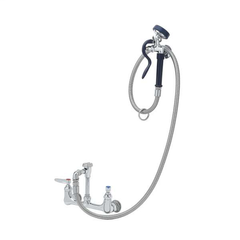 T&S BRASS Ts Brass B-0167-02 Wall Mount Mixing Faucet 8 Inch