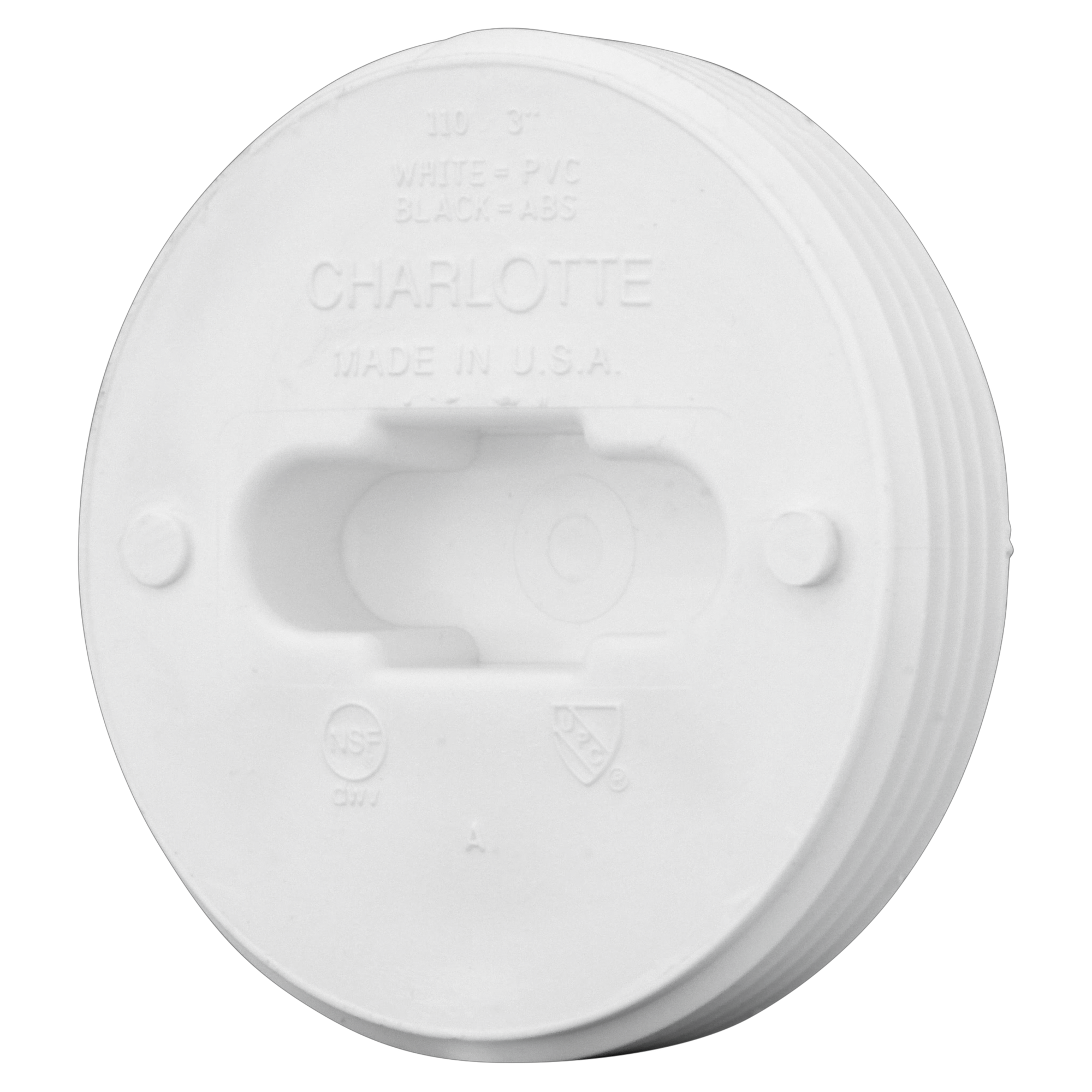 CHARLOTTE PIPE Charlotte Pipe PVC-110-3IN 3 Inch Pvc Dwv Cleanout Plug
