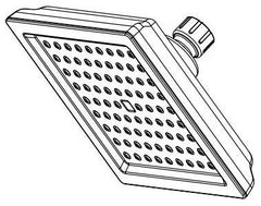 DELTA FAUCET Delta Faucet RP102029SP Geist Showerhead Brushed Nickel