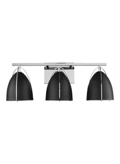 SEAGULL LIGHTING Seagull Lighting 4451703-05 3-light Bath Vanity Wall Sconce