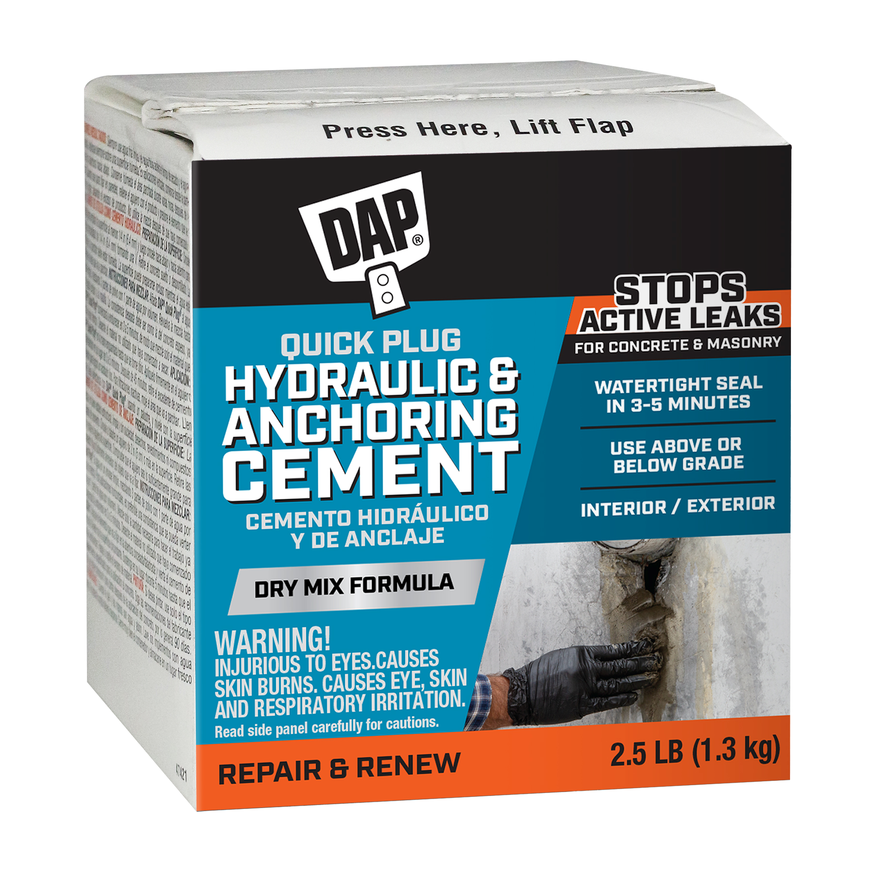 DAP Dap 43112259 Hydraulic Anchoring Cement Gray 2.5 Lb