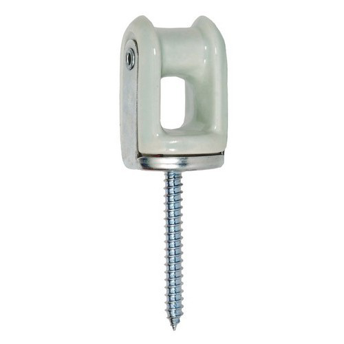 MORRIS PRODUCTS Morris Products 21896 Porcelain Wireholder 0.375x2.25 in Lag