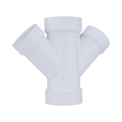 CHARLOTTE PIPE Charlotte Pipe PVC-612-2X2X1-1/2X1-1/2 Dwv Double Wye