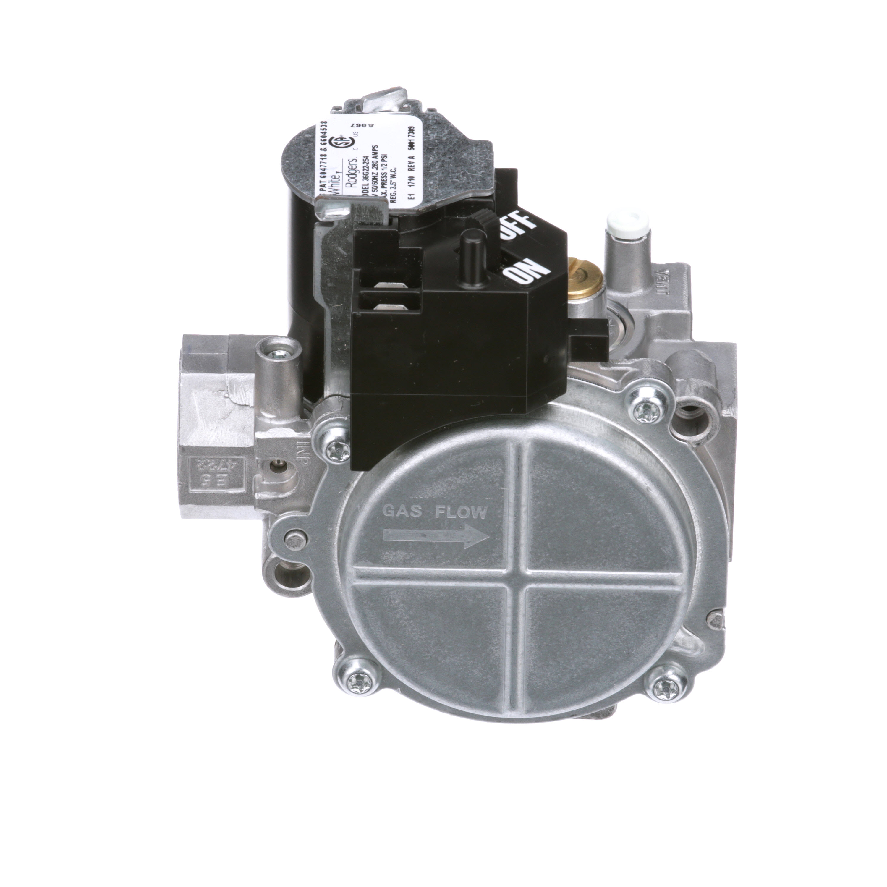 WHITE-RODGERS White-rodgers 36G22254B1 Single Stage Gas Valve Hsi Dsi