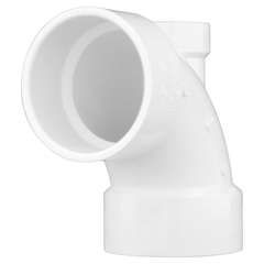 CHARLOTTE PIPE Charlotte Pipe PVC-303-3X3X1-1/2 Pvc Dwv 1/4 Bend 90 Elbow