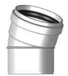 ROYAL BUILDING PRODUCTS Royal Building Products 35-1606 Pvc SDR35 22 Degree Street Elbow 4 in