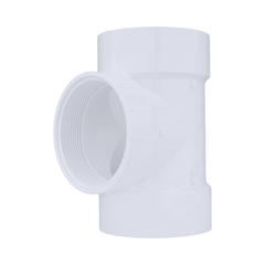 CHARLOTTE PIPE Charlotte Pipe PVC-445-4IN 4 in Pvc Dwv Cleanout Tee