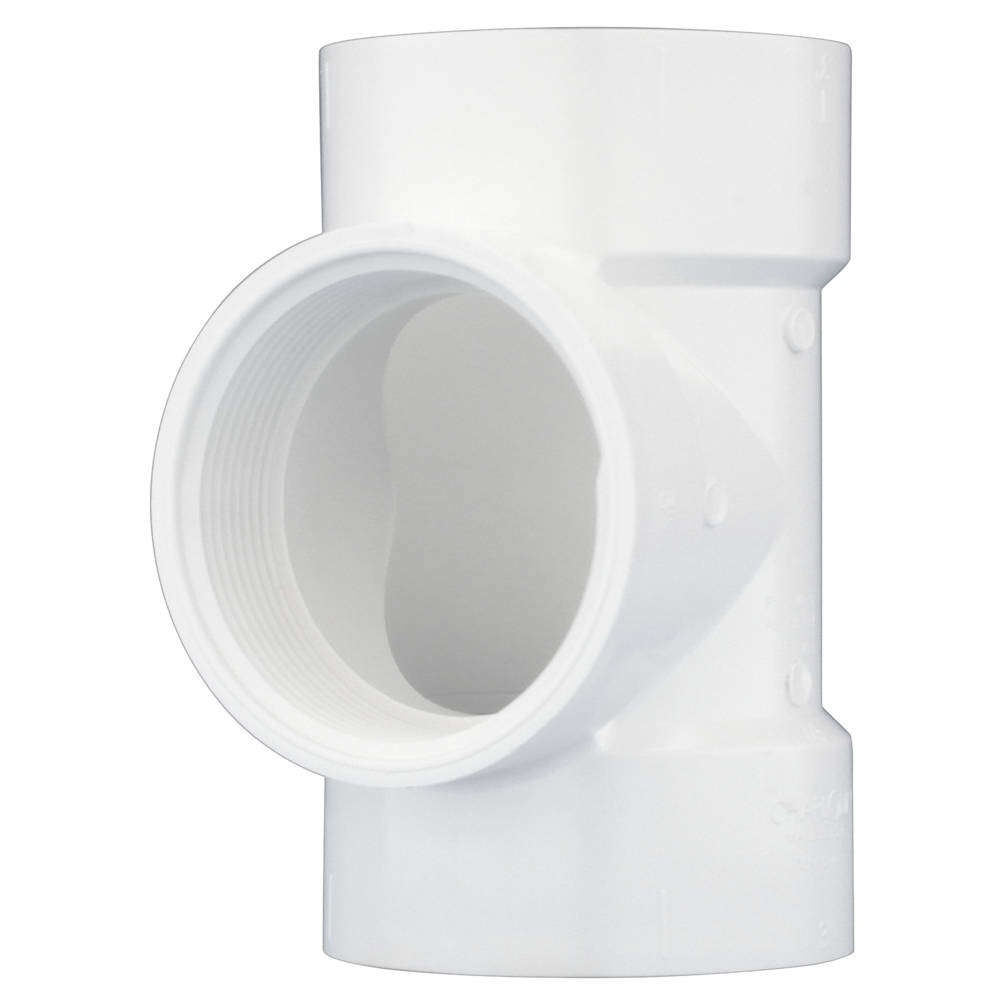 CHARLOTTE PIPE Charlotte Pipe PVC-445-3IN 3 Inch Pvc Dwv Cleanout Tee