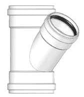 ROYAL BUILDING PRODUCTS Royal Building Products 35-1503 Pvc SDR35 Wye 8x4