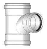 ROYAL BUILDING PRODUCTS Royal Building Products 35-1801 Gasket Tee 6x4 Inch